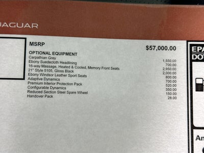 2025 Jaguar F-PACE P250 R-Dynamic S