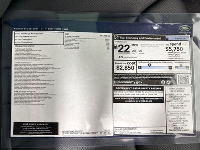 2026 Land Rover Range Rover Sport SE