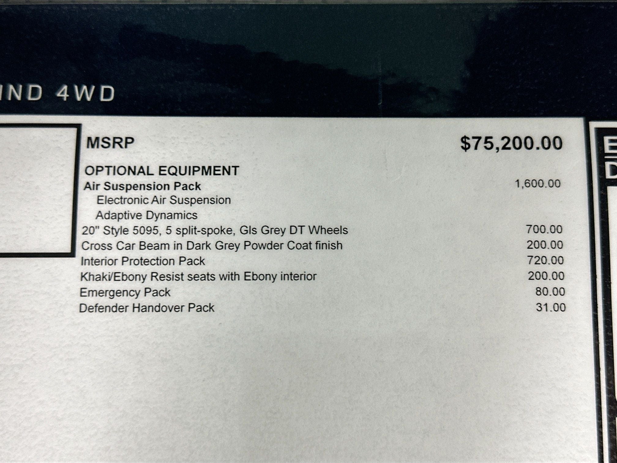 2026 Land Rover Defender 110 X-Dynamic SE