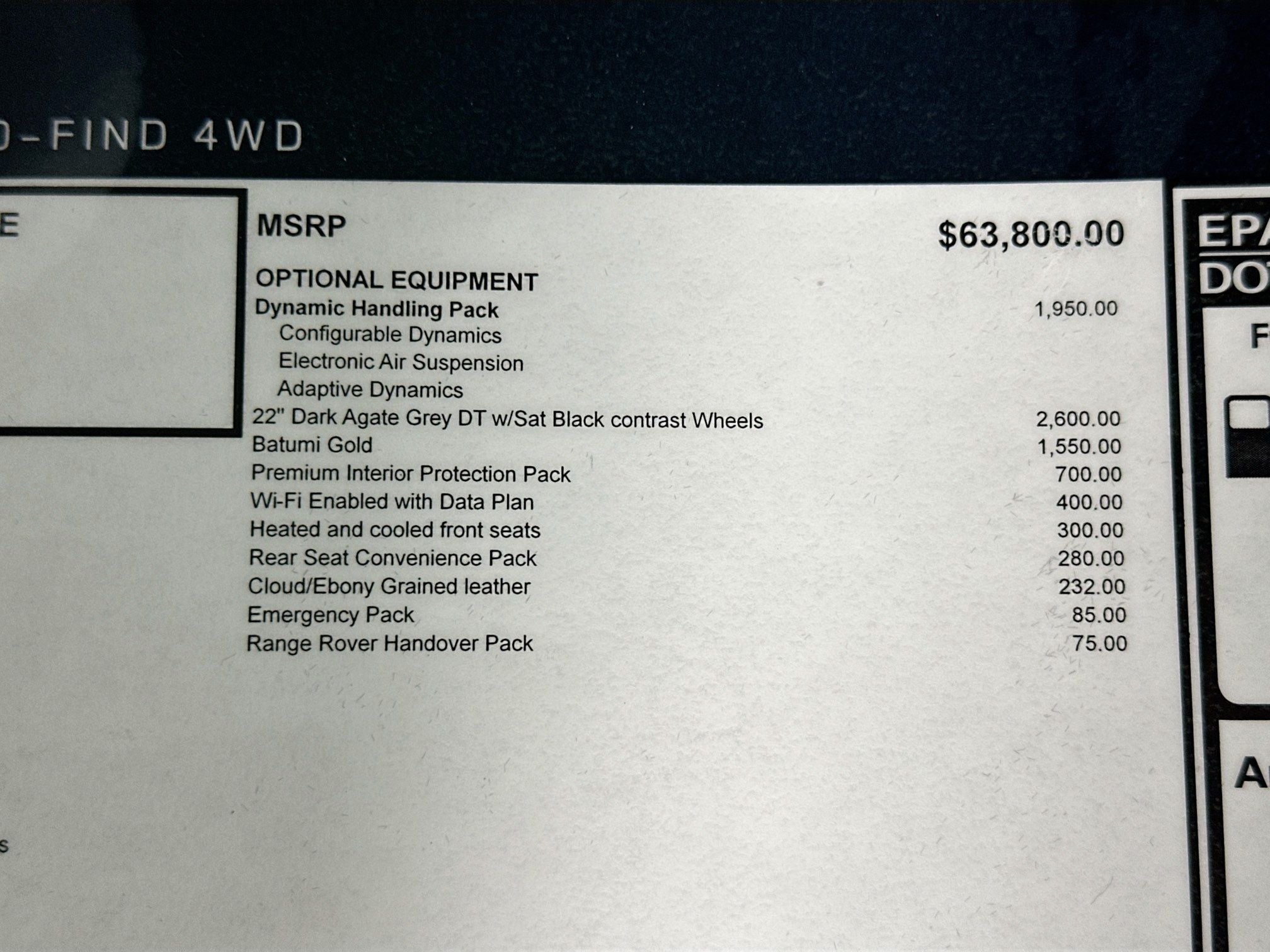 2026 Land Rover Range Rover Velar Dynamic SE