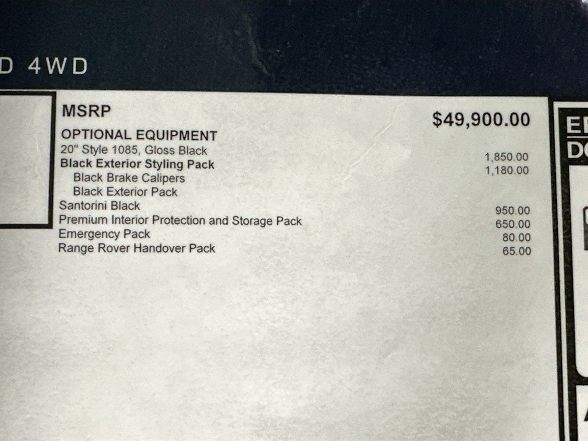 2026 Land Rover Range Rover Evoque S