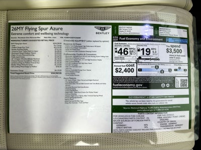 2026 Bentley Flying Spur Azure