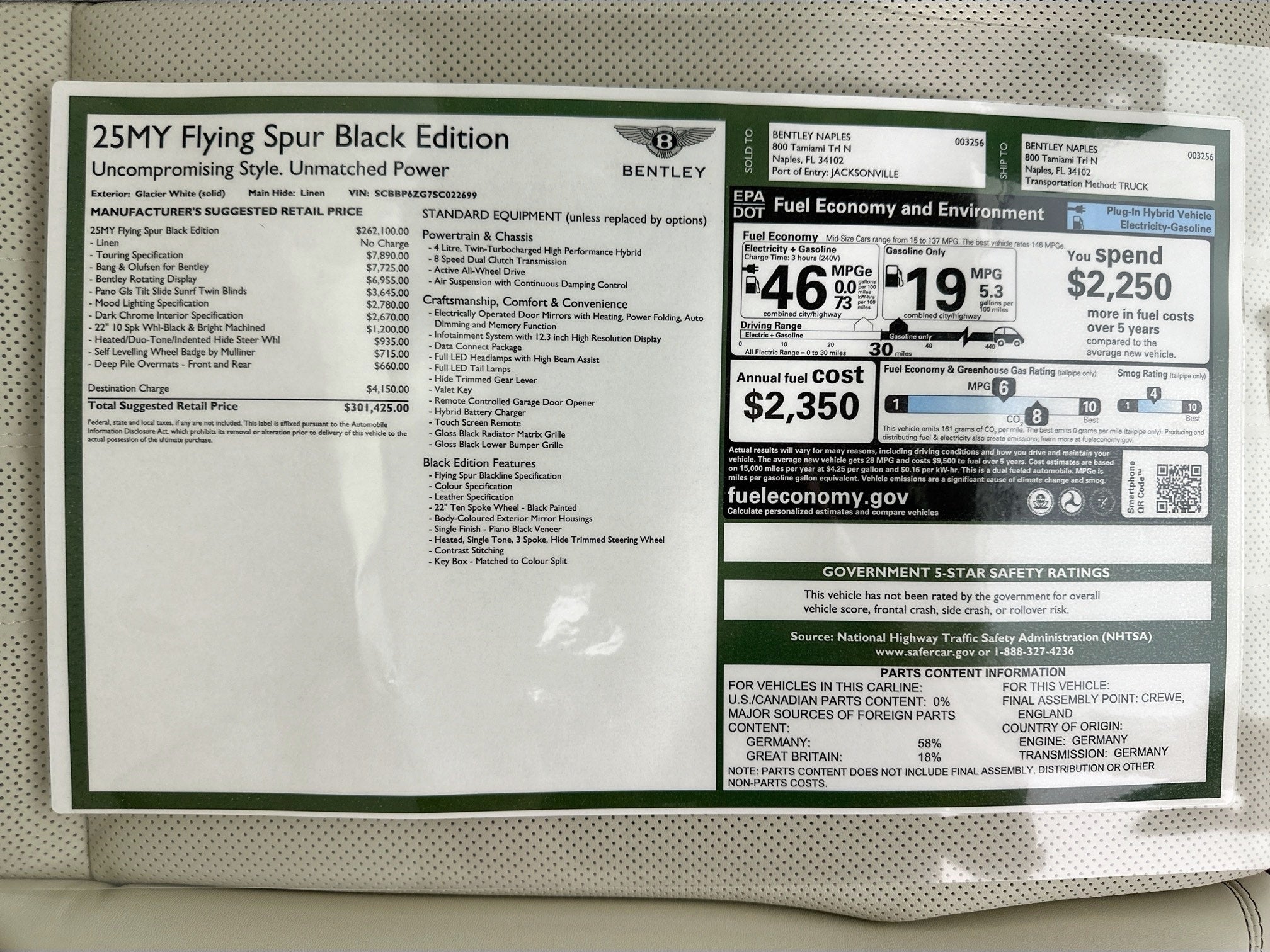 2025 Bentley Flying Spur Black Edition