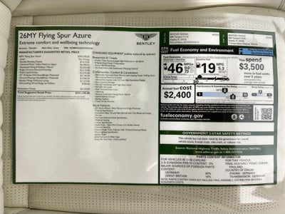 2026 Bentley Flying Spur Azure