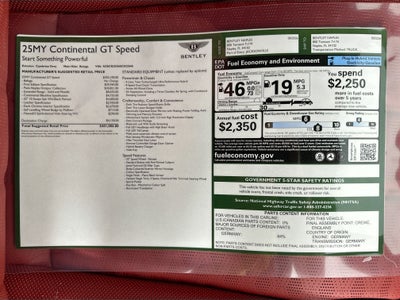 2025 Bentley Continental GT Naples Edition