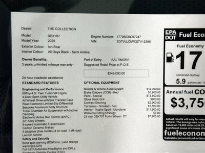 2025 Aston Martin DBX 707 Base