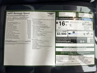 2026 Bentley Bentayga Speed