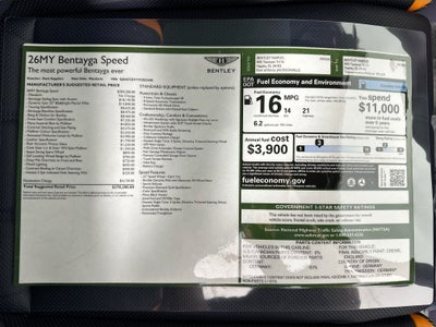 2026 Bentley Bentayga Speed