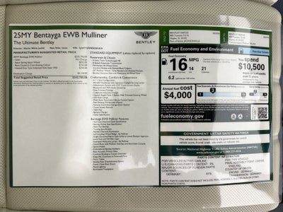 2025 Bentley Bentayga EWB Mulliner