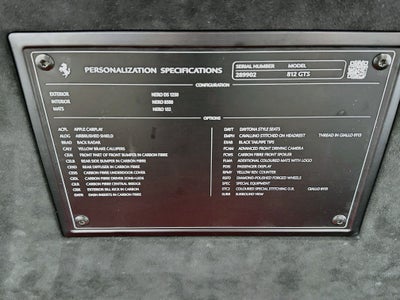 2023 Ferrari 812 GTS Base